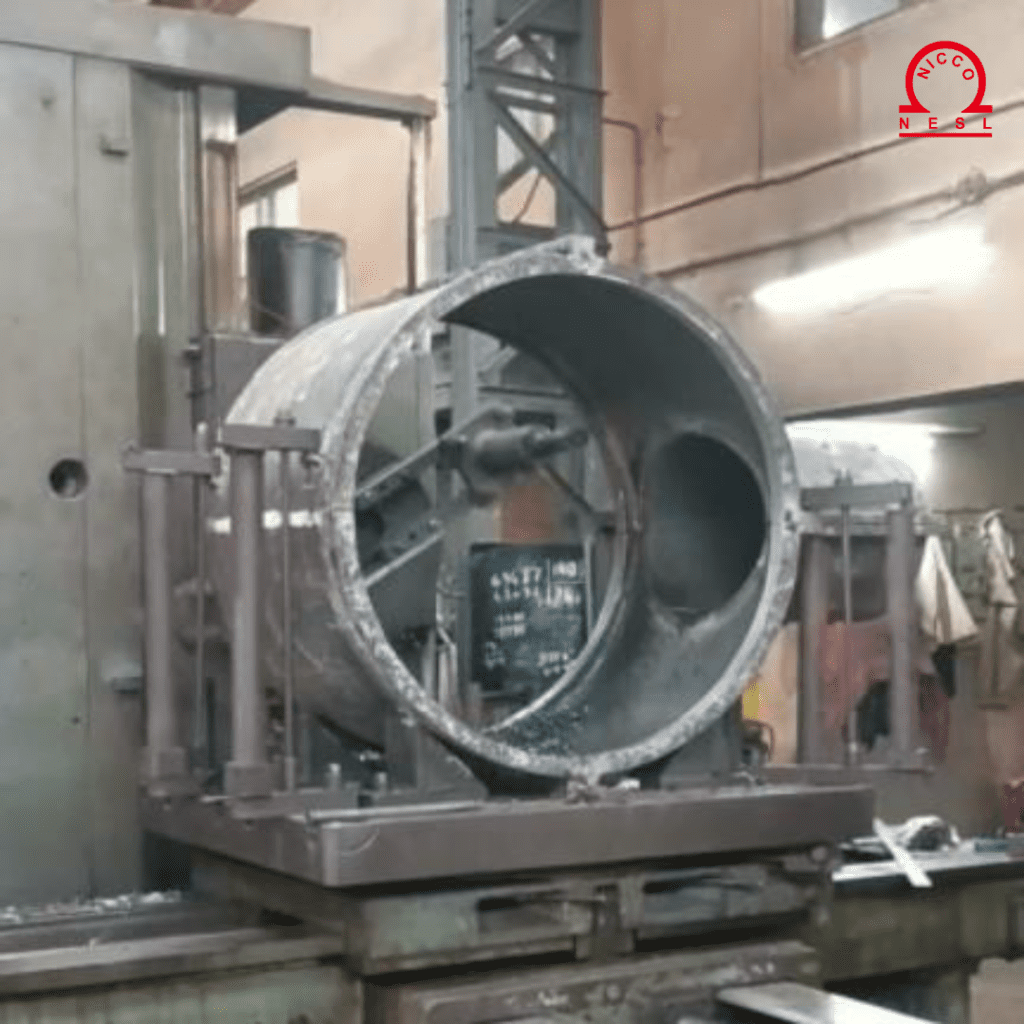 Clamp is being fabricated