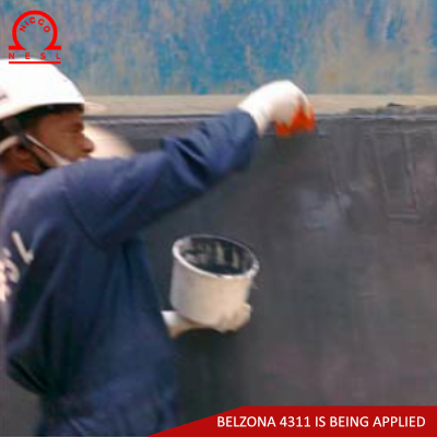belzona application in progress