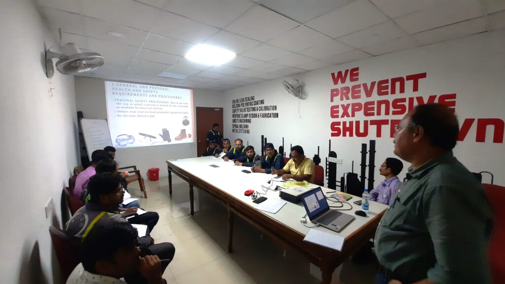 Safety Training at Titagarh Workshop