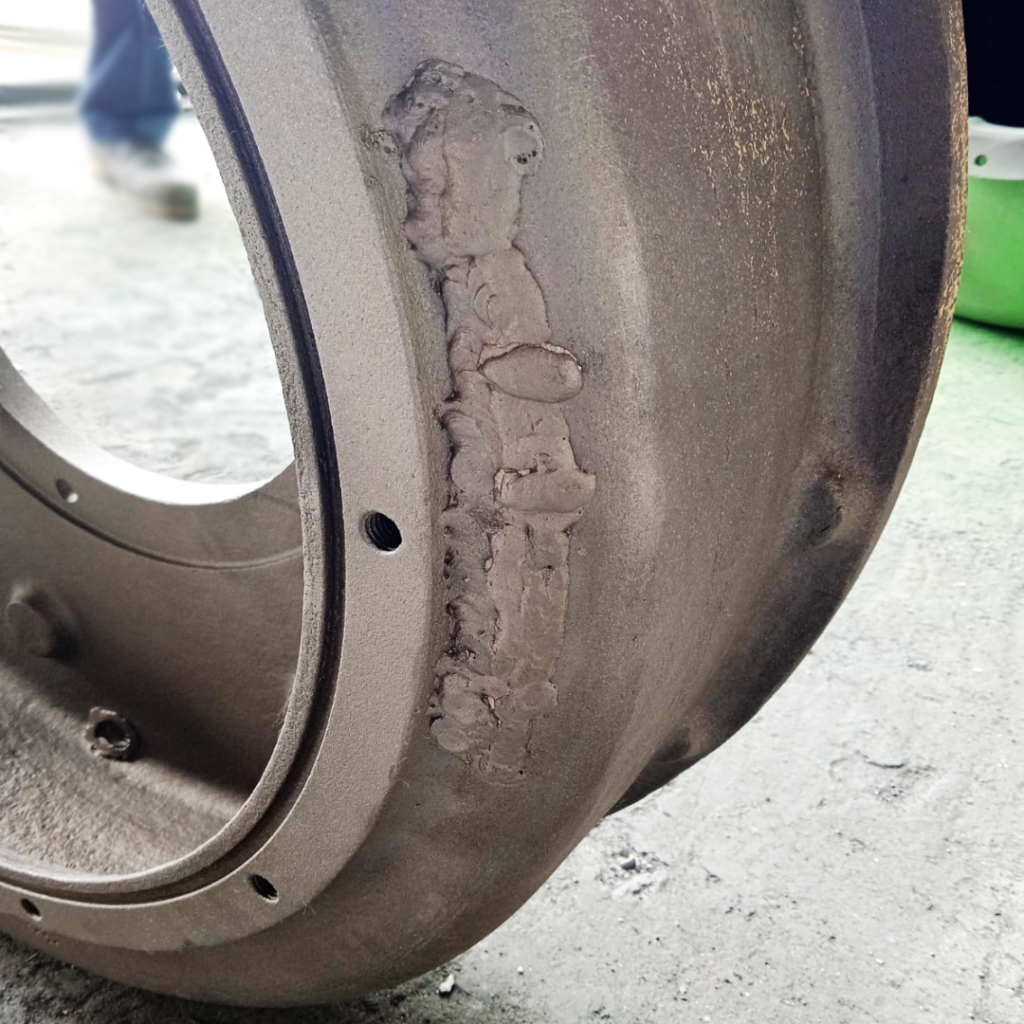 Corroded Steam Cooker Top