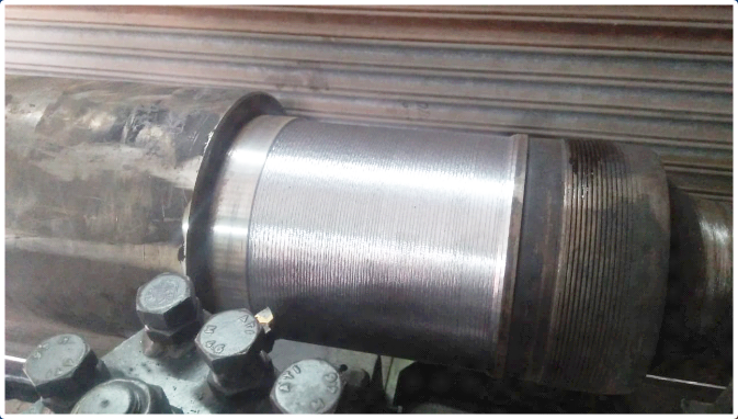 Worn out shaft repair using Belzona 1111