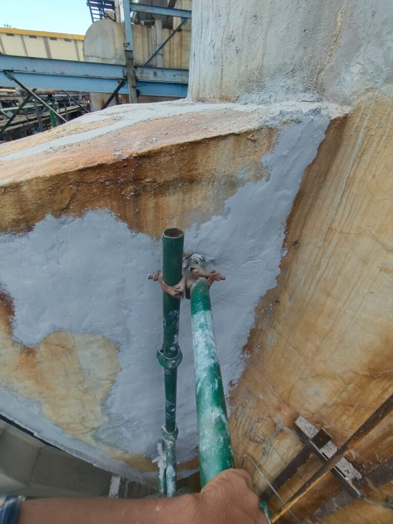 concrete wall after
