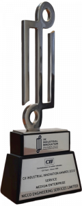 Awarded by CII Industrial Innovation Awards 2020