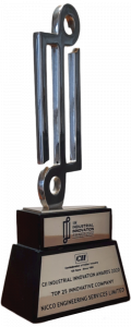 Awarded as Top 25 Innovative Company by CII